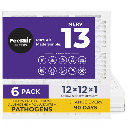 FeelAir 12x12x1 Air Filter MERV 13