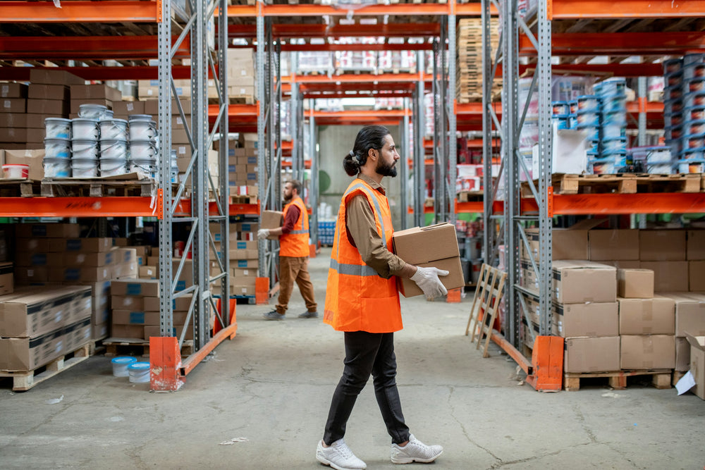 Air filter inventory in a warehouse